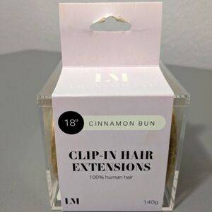 Locks & Mane 18" Clip-in Human Hair Extension